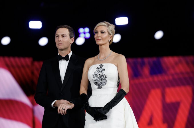 Ivanka Trump en el baile inaugural.