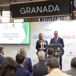 El presidente de la institución provincial, Francis Rodríguez, en el arranque de la 45 edición de Fitur