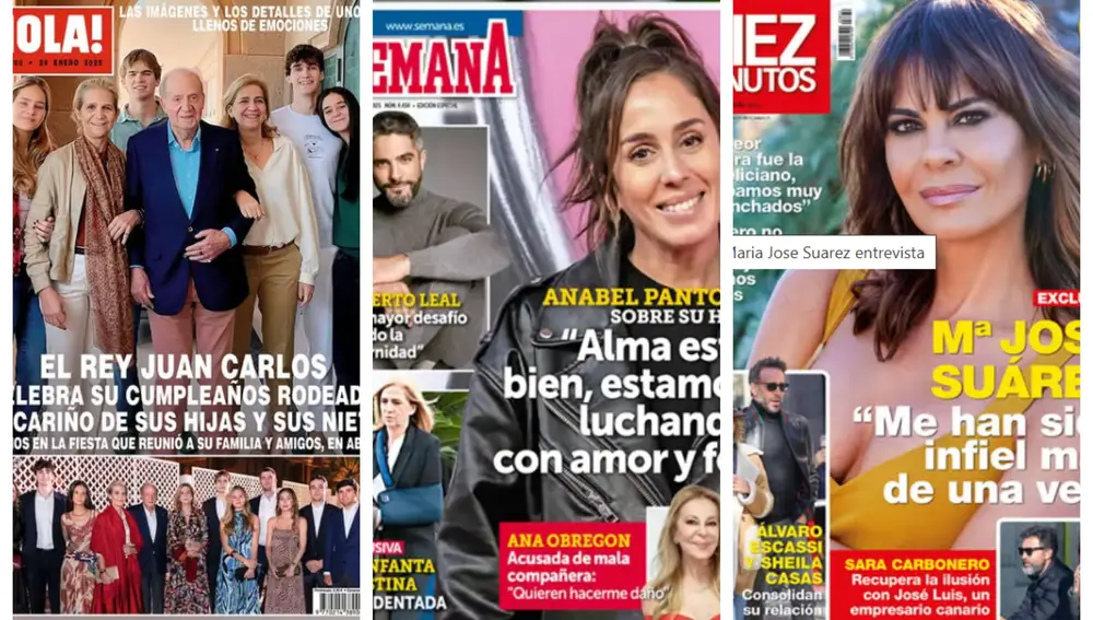 Portadas revistas del corazón 22 enero 2025
