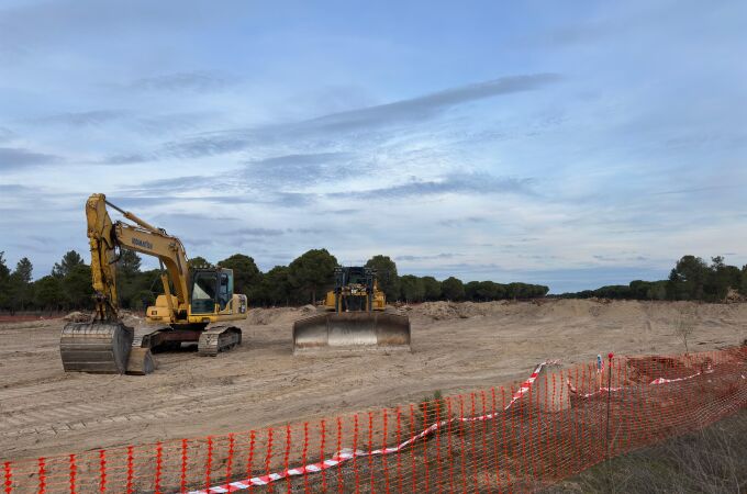 Obras de la "U" de Olmedo