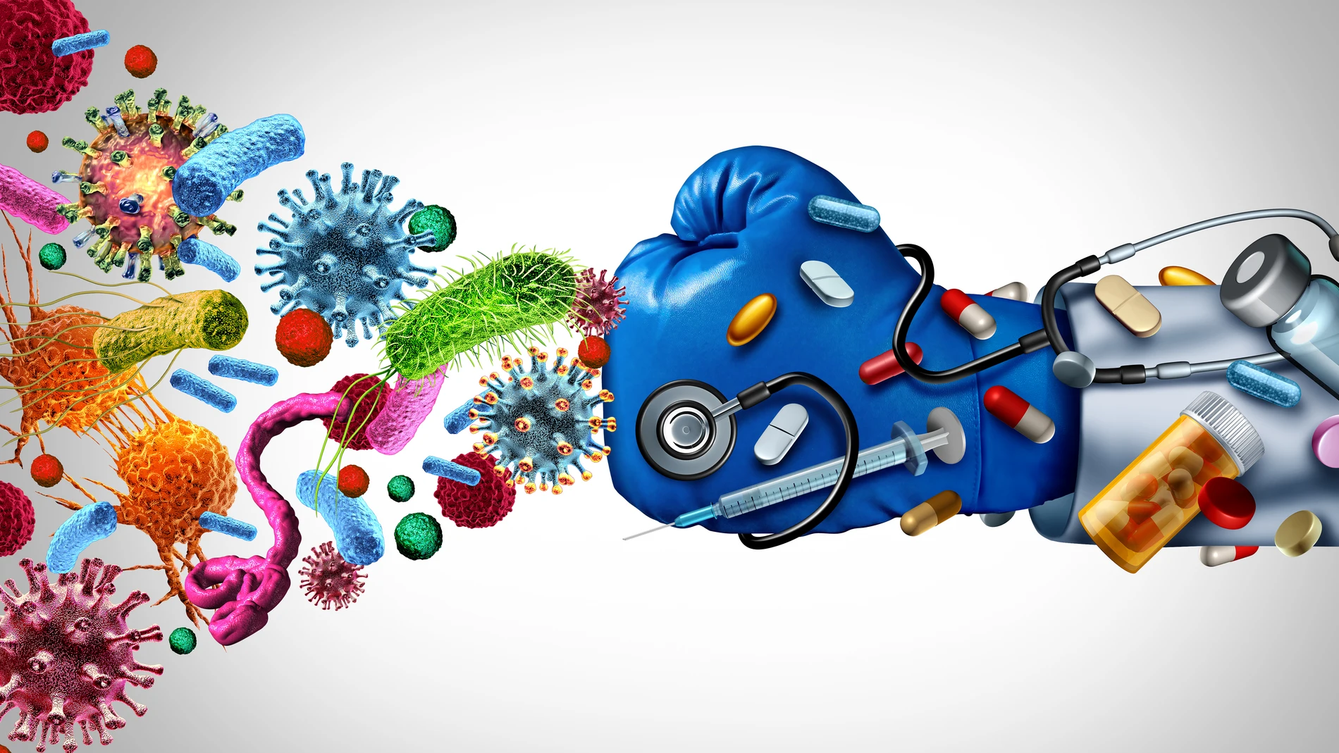 Antibióticos y bacterias