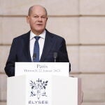 German Chancellor Olaf Scholz visits Paris