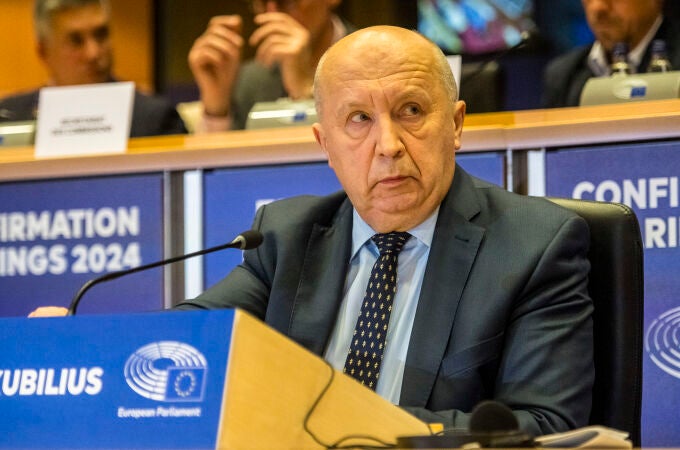 El comisario europeo de Defensa, Andrius Kubilius