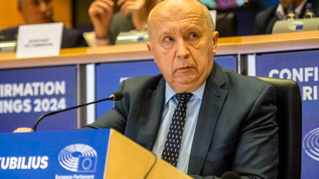El comisario europeo de Defensa, Andrius Kubilius