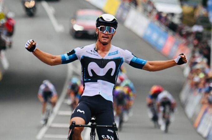Javi Romo celebra su triunfo