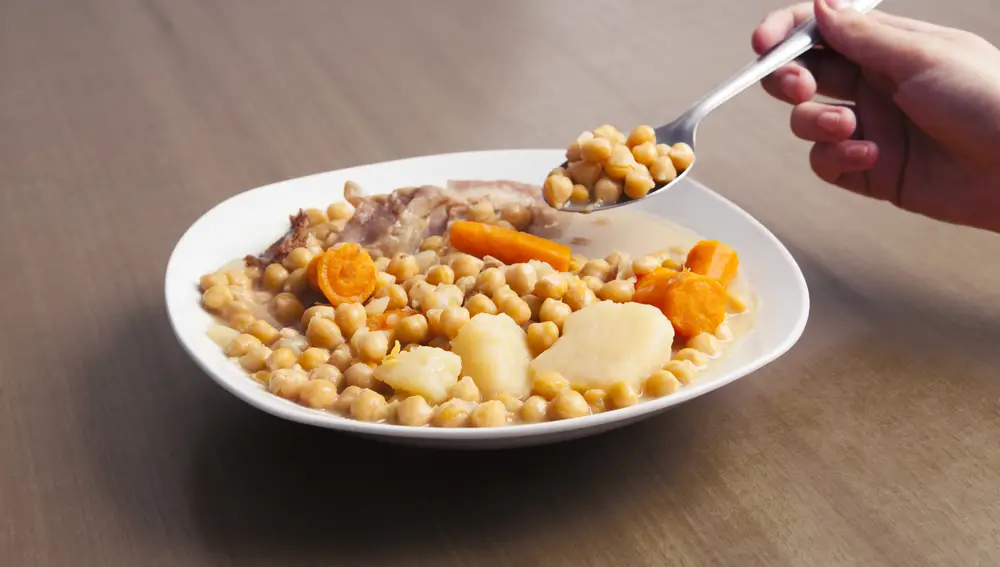 El cocido, plato estrella de nuestra gastronomía.