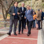 Sanz Merino visita el estado de las obras en la provincia de Ávila