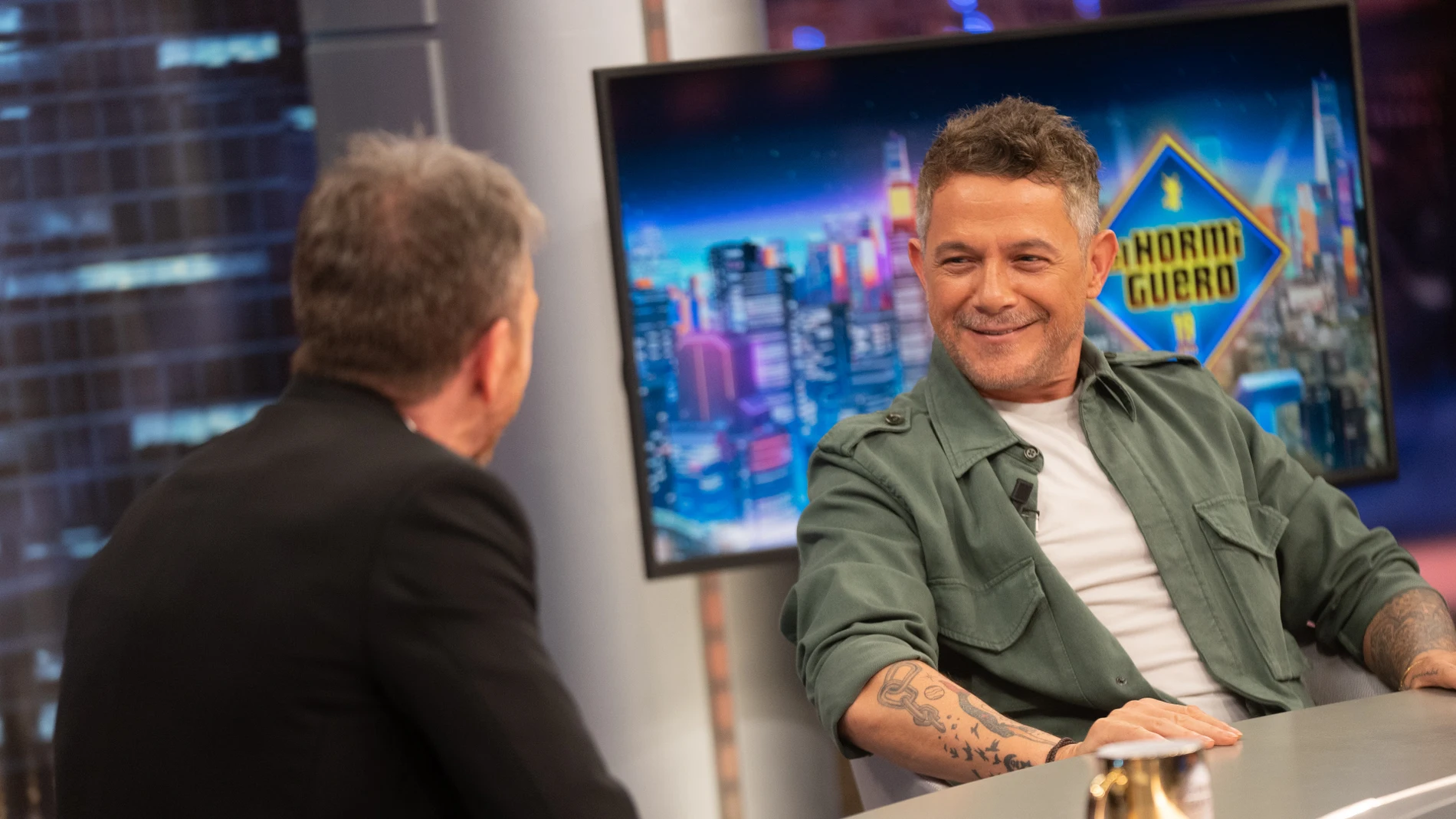 Alejandro Sanz con Pablo Motos