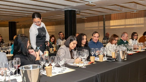 Cata de uva listán prieto