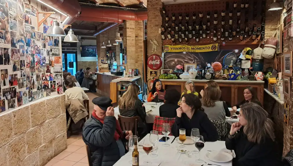El restaurante cuenta con una clientela fiel a la gastronomía tradicional