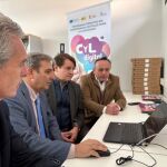 El consejero José Luis Sanz Merino prueba el "Demo Days"