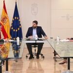 Reunión del presidente López Miras con el presidente de Coag, José Miguel Marín