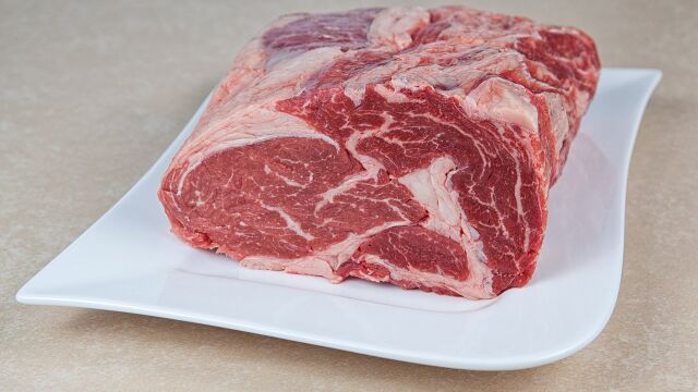Carne antes de cocinar