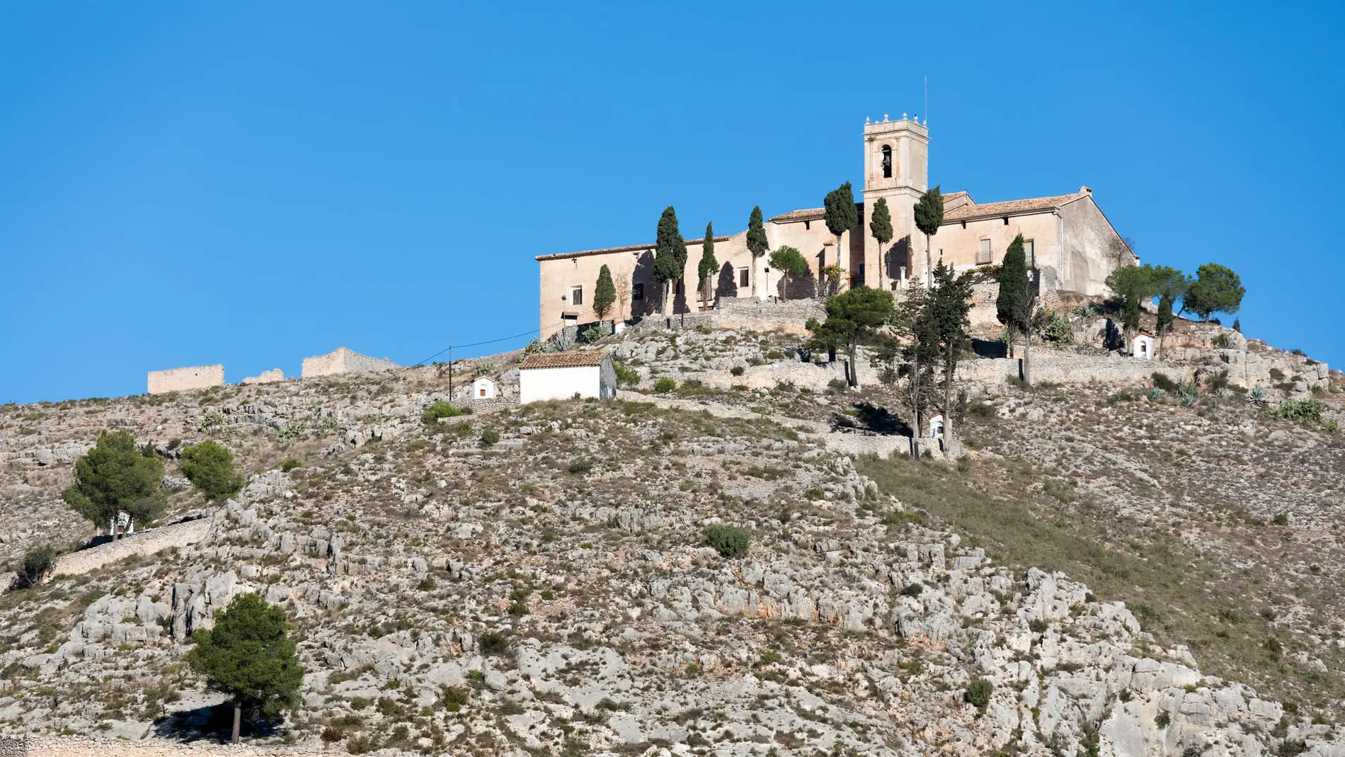 Ermita de Sant Crist de Bocairent, en la provincia de Valencia
