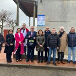 Alejandro Ramos en la visita a las obras de ampliación del centro de salud
