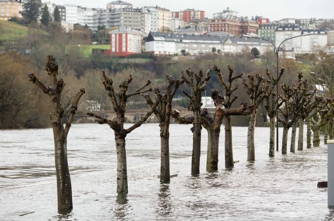 Efectos de la borrasca Herminia en Galicia