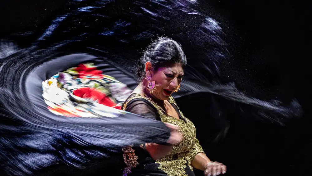 Manuela Carrasco en la Gala Las Estrellas en Roma de Danielie Cipriani