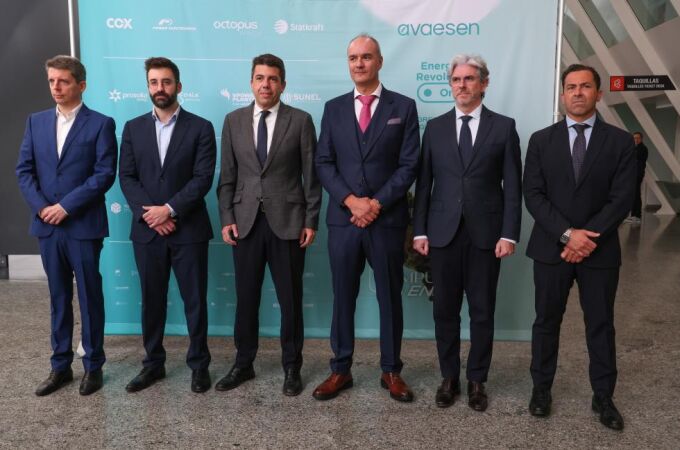 Mazón ha participado en la inauguración de la IV edición del congreso Energy Revolution que organiza la asociación de empresas de energías renovables y otras tecnologías limpias de la Comunitat Valenciana (Avaesen)