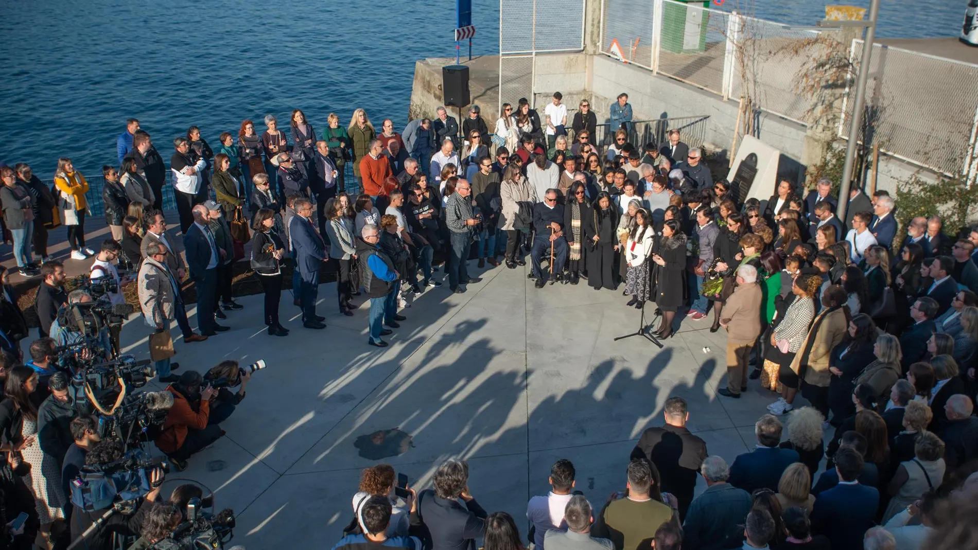 Imagen de archivo de uno de los homenajes a las víctimas.