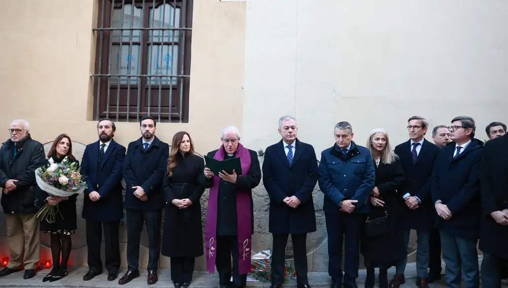 Acto en la calle Don Remondo por los 27 años del asesinato de Alberto Jiménez-Becerril y su esposa Ascensión García