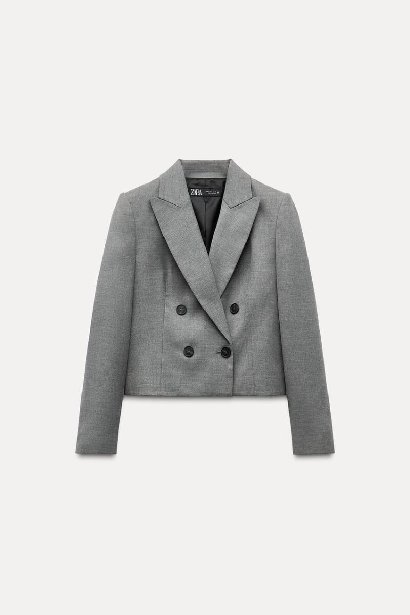 Blazer corta cruzada