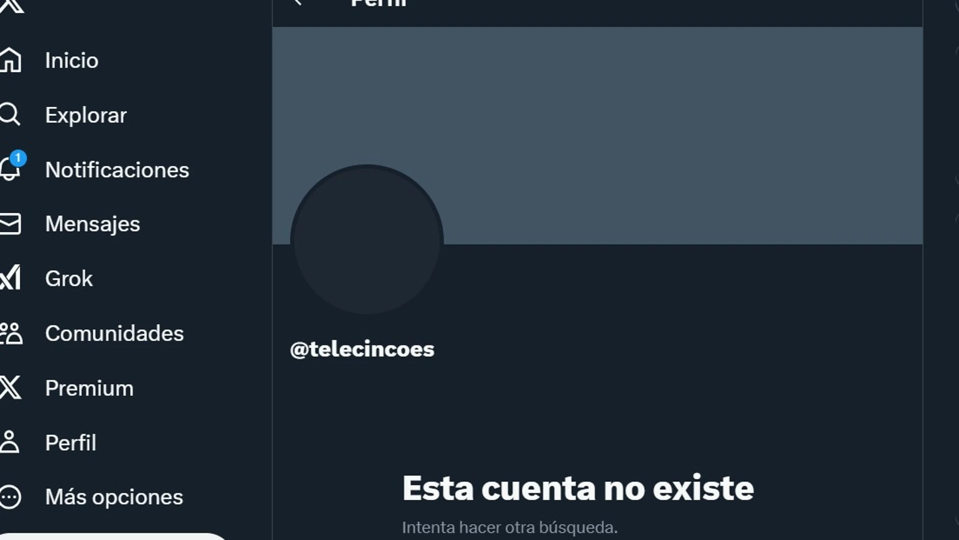 X suspende y elimina la cuenta oficial de Telecinco por "incumplir las normas"