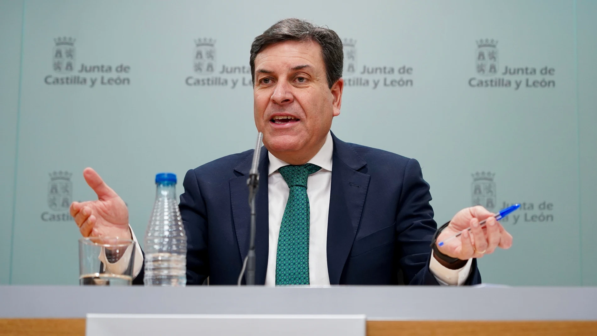 El consejero portavoz Carlos Fernández Carriedo