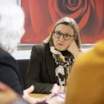 La vicepresidenta de la Junta de Castilla y León, Isabel Blanco, se ha reunido hoy en Bruselas con Isabelle Boudineau, miembro del Consejo Regional de Nueva Aquitania 