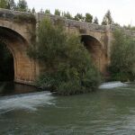 Puente de Cordovilla (Palencia) sobre el río Pisuerga