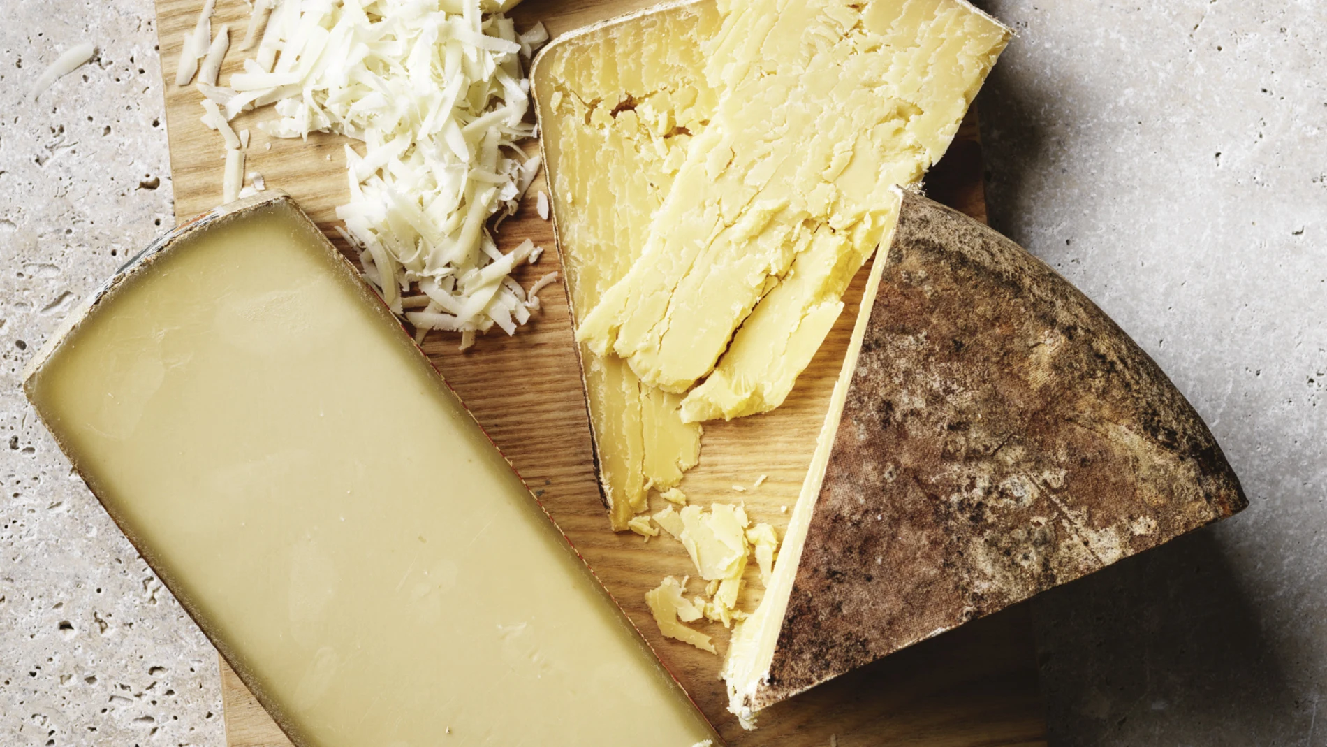 Imagen de archivo de una tabla de quesos