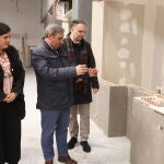 Sanz Merino visita las obras de las estación de autobuses de Benavente