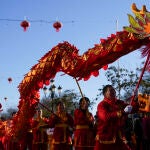 Inauguración oficial de los festejos del Año Nuevo Chino en Usera