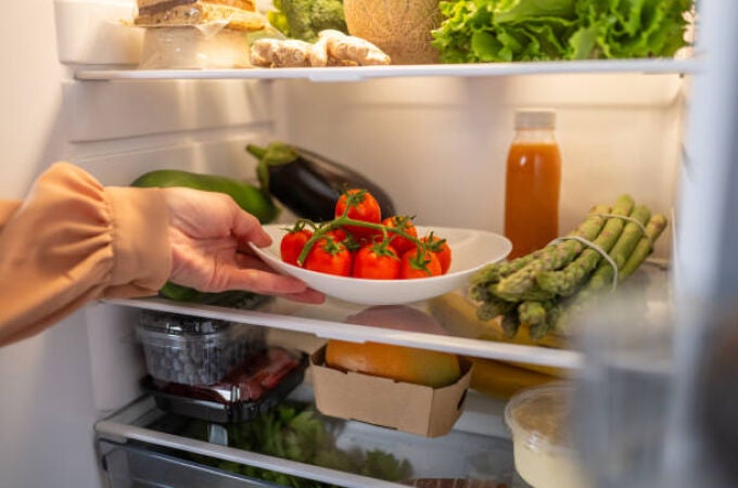 Alimentos en la nevera 