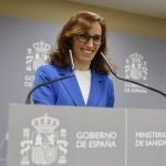 La ministra de Sanidad, Mónica García, comparece en rueda de prensa 