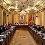 Benito Serrano preside el Pleno de la Diputación de Soria