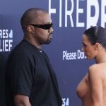  US rapper Kanye West and his wife Bianca Censori arrive at the 67th Grammy Awards held at Crypto.com Arena in Los Angeles California.