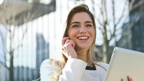 Mujer feliz