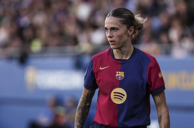 Fútbol.- Mapi León niega que haya realizado un "tocamiento de zona íntima" a Daniela Caracas