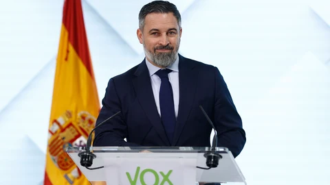 Rueda de prensa de Santiago Abascal