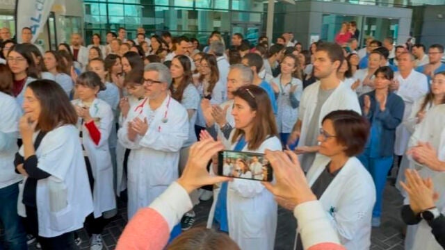 Concentraciones de médicos de toda españa contra el estatuto marco del Ministerio de Sanidas