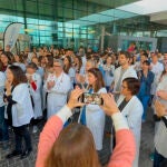 Concentraciones de médicos de toda españa contra el estatuto marco del Ministerio de Sanidas