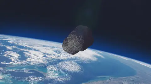 Imagen de archivo de un asteroide