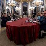 Reunión de ministros de Exteriores europeos en el Quai d'Orsay el 12 de febrero