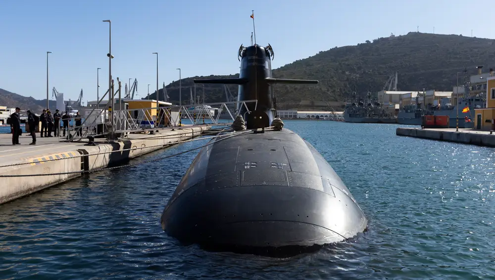 Visita al submarino Isaac Peral S-81 y a la escuela de submarinistas, en su sede de Cartagena. © Jesús G. Fer