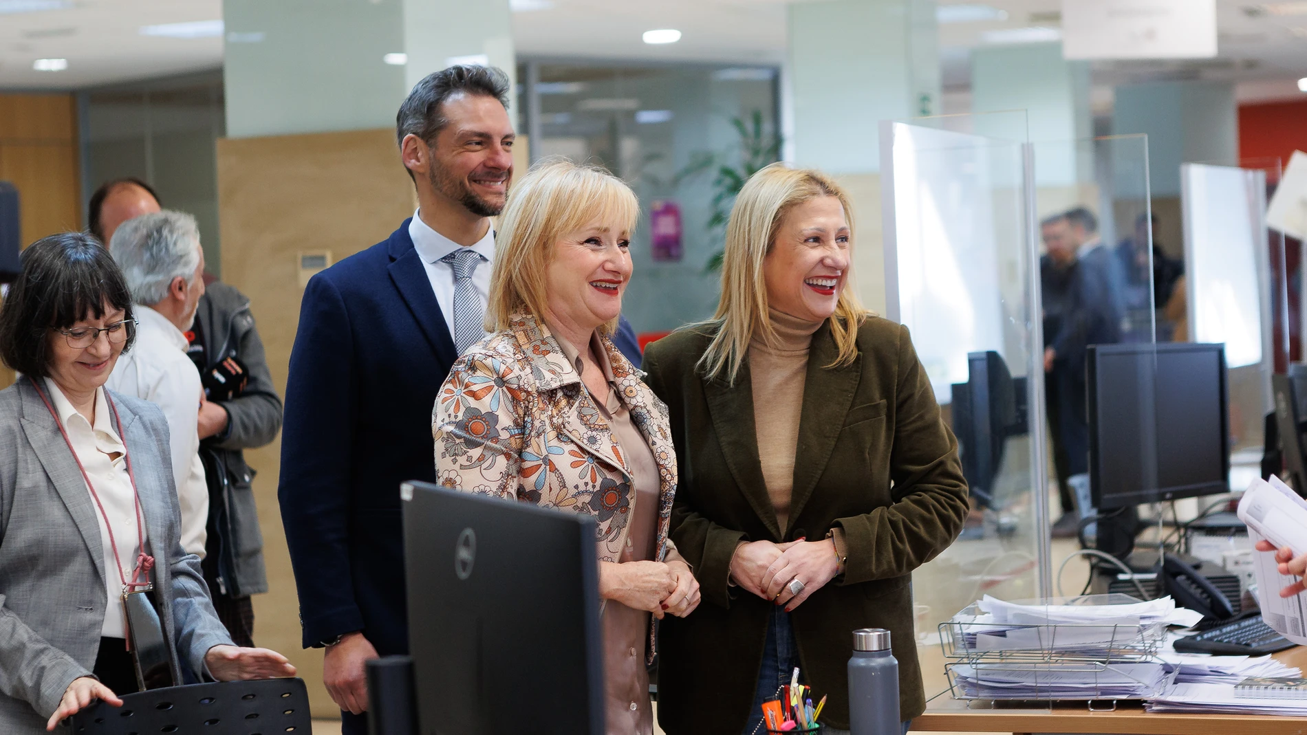 La consejera de Industria, Comercio y Empleo, Leticia García, presenta los nuevos servicios de la oficina virtual del Servicio Público de Empleo de Castilla y León