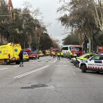 Un choque entre dos autobuses en Barcelona deja 30 heridos