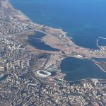 Vista aérea de Bengasi, Libia