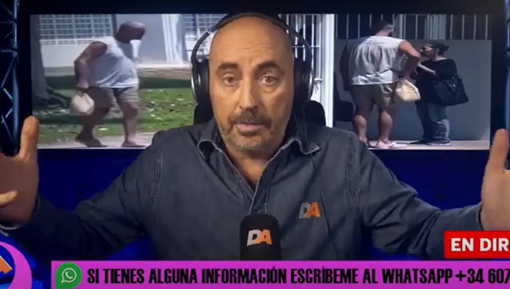 DIego Arrabal en su directo