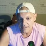 Frank Cuesta durante el directo con Javier Oliveira