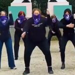 Haka feminista viral en Huesca